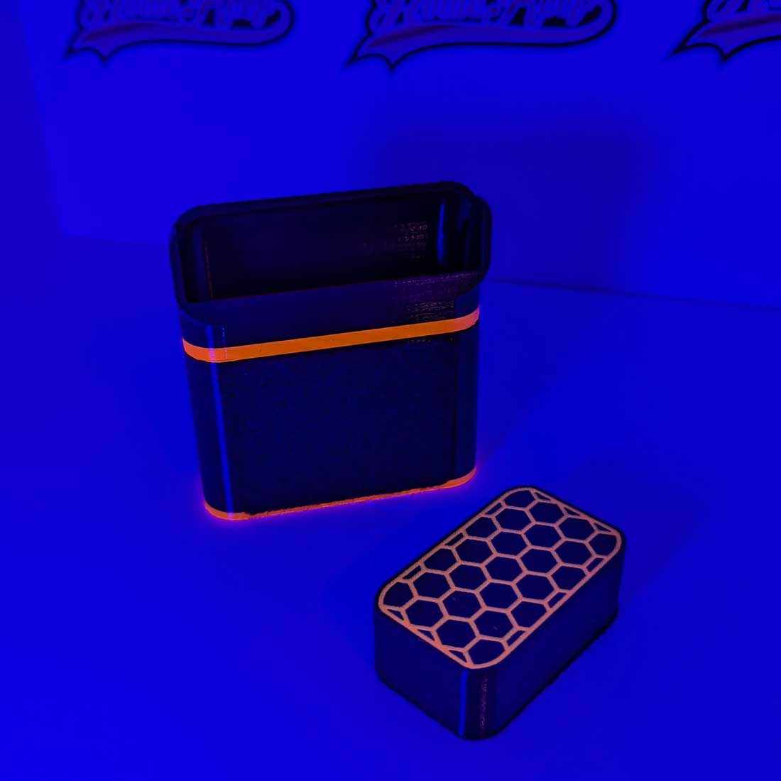 Aquarium Asterina Starfish Collector with Magnetic Attachment and Flow Protection in Blue Light.