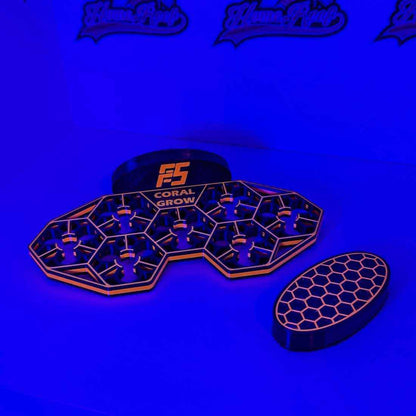 HomeReef Coral Grow 7-21 Ablegerdeck for aquarium coral propagation.